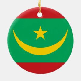 Flagge Mauretaniens Keramik Ornament