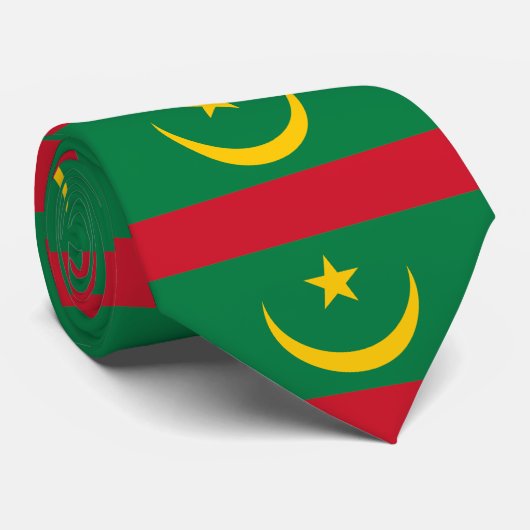Flagge Mauretaniens Krawatte (Gerollt)