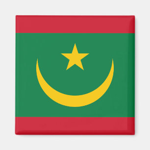 Flagge Mauretaniens Magnet