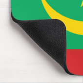 Flagge Mauretaniens Mousepad (Ecke)