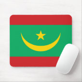 Flagge Mauretaniens Mousepad (Mit Mouse)