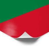 Flagge Mauretaniens Poster (Ecke)