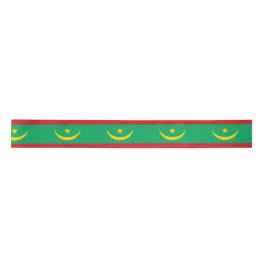 Flagge Mauretaniens Satinband