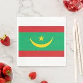 Flagge Mauretaniens Serviette (Beispiel)