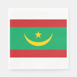 Flagge Mauretaniens Serviette
