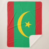 Flagge Mauretaniens Sherpadecke (Vorderseite)