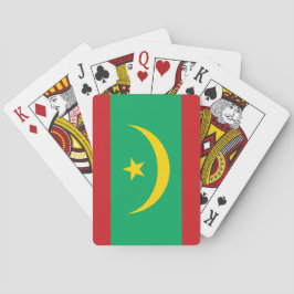 Flagge Mauretaniens Spielkarten