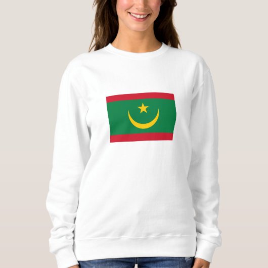 Flagge Mauretaniens Sweatshirt (Vorderseite)