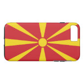 Flagge Mazedoniens Case-Mate iPhone Hülle (Rückseite (Horizontal))
