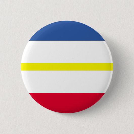 Flagge Mecklenburg-Western Pommern Button (Vorderseite)