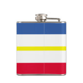 Flagge Mecklenburg-Western Pommern Flachmann (Rückseite)