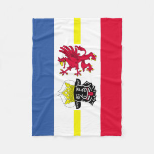 Flagge Mecklenburg-Western Pommern Fleece Leere