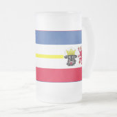 Flagge Mecklenburg-Western Pommern Mattglas Bierglas (VorderseiteRechts)