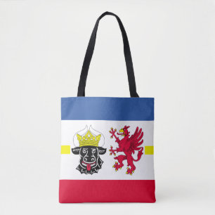 Flagge Mecklenburg-Western Pommern Tag Tasche