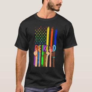 Flagge Menschen Gleichheit Liebe LGBT Gleichheit H T-Shirt