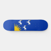 Flagge Merionethshire Skateboard (Horizontal)