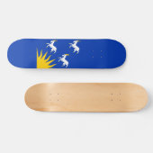 Flagge Merionethshire Skateboard (Horizontal)