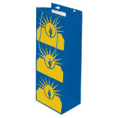 Flagge Mesa, Weinbeutel Arizona Geschenktüte Für Weinflaschen (Vorderseite Schrägansicht)