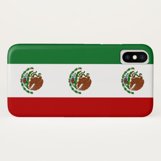 Flagge Mexicana Case-Mate iPhone Hülle (Rückseite (Horizontal))