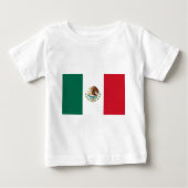 Flagge Mexikos Baby T-shirt (Vorderseite)
