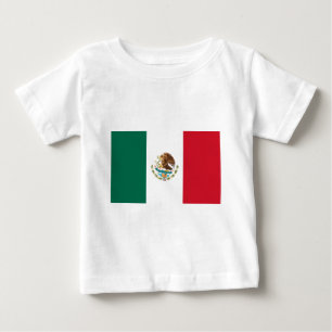 Flagge Mexikos Baby T-shirt