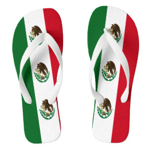 Flagge Mexikos Badesandalen