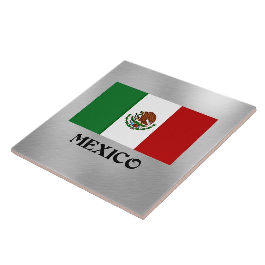 Flagge Mexikos, beliebtes Design, Fliese (Seite)