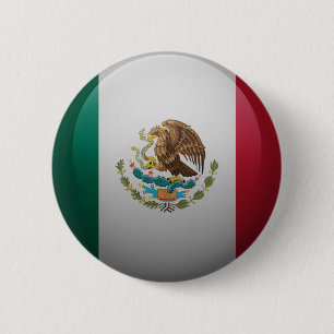 Flagge Mexikos Button