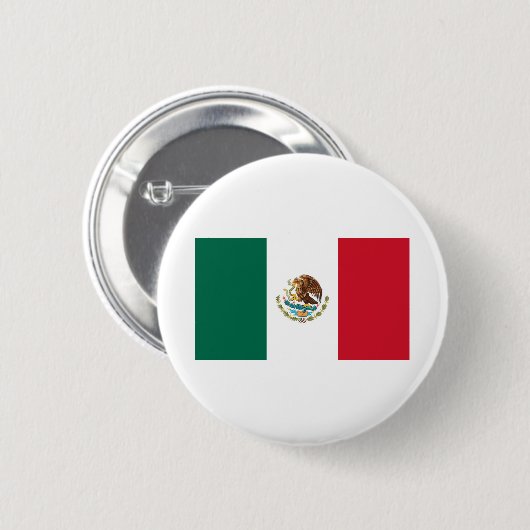 Flagge Mexikos Button (Vorne & Hinten)