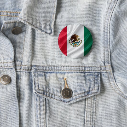 Flagge Mexikos Button (Beispiel)