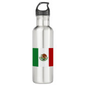 Flagge Mexikos Edelstahlflasche (Vorderseite)