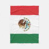 Flagge Mexikos Fleecedecke (Vorderseite)