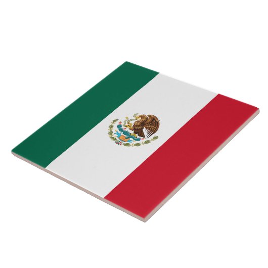 Flagge Mexikos Fliese (Seite)
