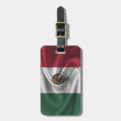 Flagge Mexikos Gepäckanhänger (Vorderseite vertikal)