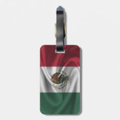 Flagge Mexikos Gepäckanhänger (Rückseite vertikal)