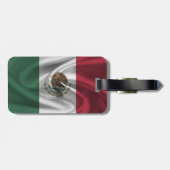 Flagge Mexikos Gepäckanhänger (Rückseite horizontal)