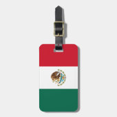 Flagge Mexikos Gepäckanhänger (Vorderseite vertikal)