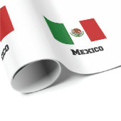 Flagge Mexikos Geschenkpapier (Rolleneckpunkt)