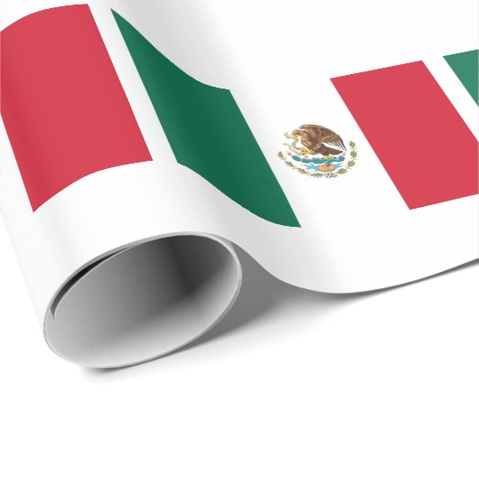 Flagge Mexikos Geschenkpapier (Rolleneckpunkt)