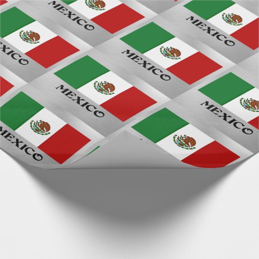 Flagge Mexikos Geschenkpapier (Ecke)