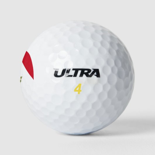Flagge Mexikos Golfball (Logo)