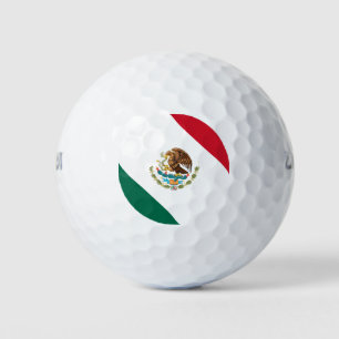 Flagge Mexikos Golfball