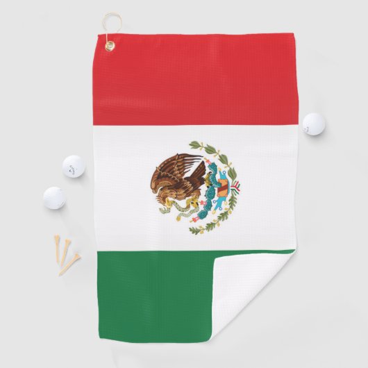 Flagge Mexikos Golfhandtuch (Insitu)