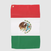 Flagge Mexikos Golfhandtuch (Vorderseite)