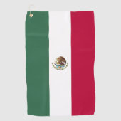 Flagge Mexikos Golfhandtuch (Vorderseite)