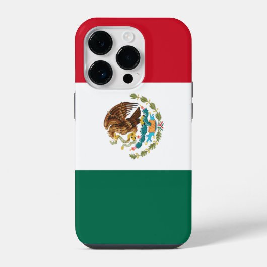 Flagge Mexikos iPhone Hülle (Rückseite)