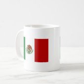 Flagge Mexikos Kaffeetasse (Vorderseite Links)