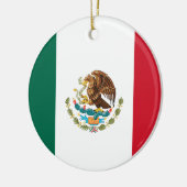 Flagge Mexikos Keramik Ornament (Links)