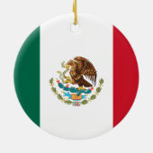Flagge Mexikos Keramik Ornament (Hinten)