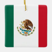 Flagge Mexikos Keramikornament (Vorderseite)